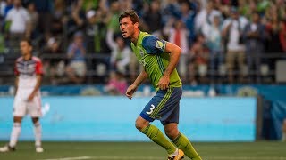 Interview Brad Evans on Jordan Morris gamewinning goal in the Gold Cup Final [upl. by Plerre]