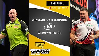 A FIRST TIME FINAL  Van Gerwen v Price  2023 International Darts Open [upl. by Yhtomiht568]