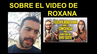 SOBRE EL VIDEO DE ROXANA  Filosofiaparalavida  A ENRIC  AdictosalaFilosofía [upl. by Rhynd]