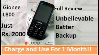 Gionee L800 with 3000 MAh Battery runs for a full month  Review [upl. by Anivlac]