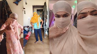 आज के challenge में तो सब हार गई 😱viral jaatnifacecoverwithdupatta challengevideo [upl. by Halbeib125]