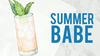 Summer Babe Recipe with Gurneys Montauk  Wine Awesomeness [upl. by Rockey]