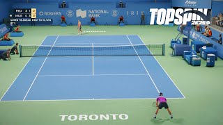 Top Spin 2K25  Roger Federer Vs Andy Murray  SUPER TIE BREAK  Toronto Masters PS5 [upl. by Rosana]