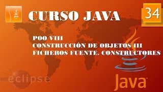 Curso Java POO VIII Construcción objetos III Vídeo 34 [upl. by Cirred]