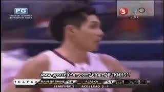 PBA Throwback Dondon Hontiveros 7 THREES Highlights vs Rain Or Shine 2015 [upl. by Stalk]