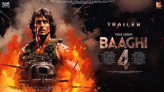 Baaghi 4  Trailer  Tiger Shroff  Disha Patani  Sajid Nadiadwala  Ahmed Khan Rambo Tiger Shroff [upl. by Artiek211]