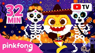 Day of the Dead More and More  Best Zombie Baby Sharks Only  Halloween Remix  Official Pinkfong [upl. by Nohtiek]