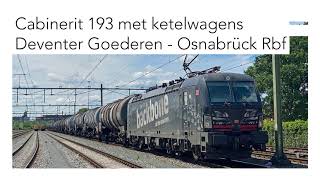 4K Cabinerit Deventer Goederen naar Osnabrück Rbf [upl. by Sproul]