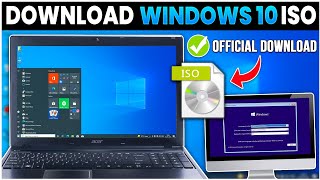 How to Download Windows 10 Installer ISO File From Microsoft⚡Windows 10 ISO file for Installation 💻 [upl. by Karrie]