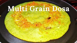 High Protein Multigrain Dosa Recipe  Wholesome Multigrain Dosa  A Tasty Twist on a Classic Dish [upl. by Morrison]