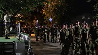 Nijmegen 2019  British Nijmegen Contingency  Start of March  Day 4 19 JULY 2019 1080HD [upl. by Harbird]