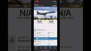 I found another b1b lancerflightradar24 airplane plane aircraft airplaneflight [upl. by Razid462]