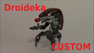 Custom LEGO Droideka  LEGO Star Wars MiniMOC [upl. by Arutak]