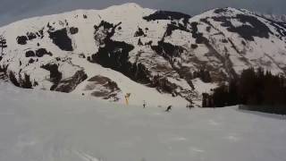 Saalbach  Piste 14 Zwölferkogel  Nordabfahrt [upl. by Areyk233]