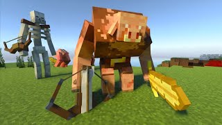 Mutant Creatures Addon in Minecraft Bedrock [upl. by Dinsdale316]