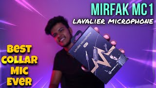 Mirfak MC 1 Lavalier microphone  Best Collar Mic For Video  Mirfak vs Boya Collar Mic microphone [upl. by Kealey382]