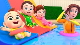 NEW Me Too Me Too Swimming Pool Song  Newborn Baby songs  Nursery Rhymes amp Kids Songs [upl. by Sokairyk]