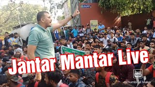 Jantar Mantar Delhi Live Video Age Relaxation Airmen Result Airmen Enrollment Navy Online Exam [upl. by Yrrac758]