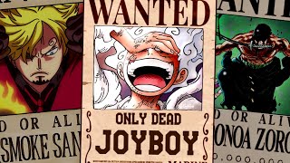 PRIMERA RECOMPENSA ONLY DEAD de JOY BOY en ONE PIECE  RECOMPENSAS DE LOS MUGIWARA POST EGG HEAD [upl. by Jacynth828]