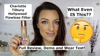 Charlotte Tilbury Hollywood flawless filter  Review and Demo [upl. by Critchfield]