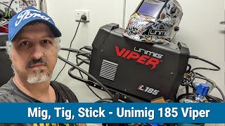 Unimig 185 Viper Package  Mig Tig amp Stick Welder [upl. by Marfe]