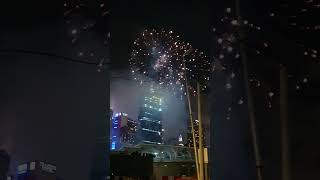 Kuala Lumpur New Years FireworksKLCC FireworksShorts [upl. by Nymzaj]