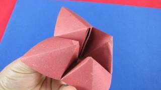 Origami gioco inferno e paradiso How to Make a Paper Fortune Teller [upl. by Davon]