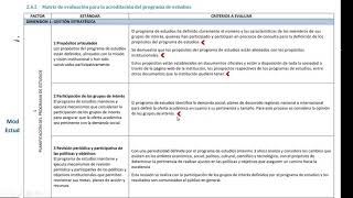 2 3 Matriz de estándares [upl. by Keviv741]