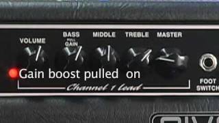 Rivera Clubster Royale Top amp 212 cab full demo amp EQ test [upl. by Eillit227]