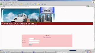 COURIER MANAGEMENT SYSTEM [upl. by Nolla]