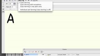 FontLab  Kerning Classes HD [upl. by Kentiggerma420]