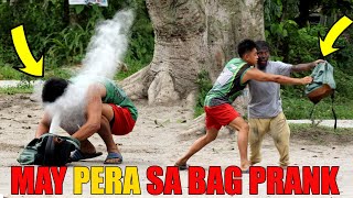 TAONG GRASA NAKA PULOT NG BAG NA MARAMING PERA PRANK [upl. by Fenton988]