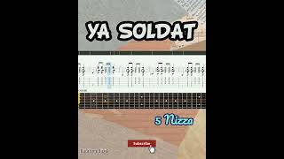 A piece from Ya Soldat by 5 Nizza Easy Acoustic Guitar Tutorial Tabs [upl. by Aigil]