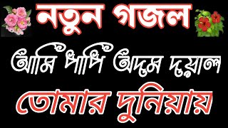 দয়াময় মাফি মাঙ্গি তোমার দরবারে আমি পাপী অধম দয়াল তোমারে দুনিয়া তোমার কাছে যাওয়ার মতনেকি বলি নাই [upl. by Leandro723]