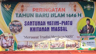 Khitanan Massal Rangkaian Gema Muharram PHBI Masjid Darussalam Desa Plumbon Indramayu [upl. by Otsirave]