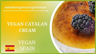 😋 🍽️ Vegan Crema Catalana recipespanish recipeshorts [upl. by Farhsa535]