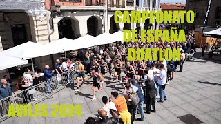 Campeonato de España de Duatlon Masculino  Avilés 2024 [upl. by Arriaet]