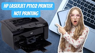 Fixed HP Laserjet P1102W not Printing Issue  Printer Not Printing Issue Fixed [upl. by Frolick]