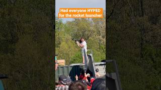 Had everyone HYPED for the rocket launcher 🚀🫠😭 airsoft [upl. by Reiche]