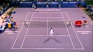 Master Cup 2004  Final  Roger Federer vs Lleyton Hewitt  Highlights [upl. by Anirret349]