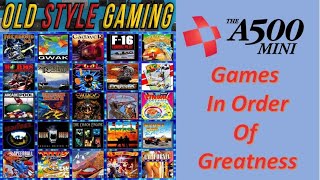 Amiga  The A500 Mini Games  In Order Of Greatness [upl. by Niklaus124]