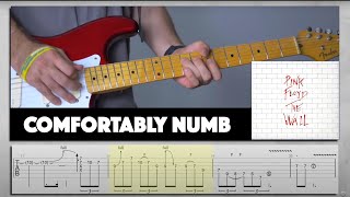 Learn Comfortably Numb Guitar Solo PROPERLY EASY Guitar Lesson  Tab [upl. by Gery]