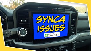 SYNC4 ISSUES  Apple CarPlay and Sync Dont Get Along [upl. by Delahk]