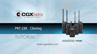 Kenwood ProTalk PKT23K Cloning [upl. by Waite]