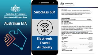 2024  How to Apply for Australia ETA Subclass 601 on App [upl. by Sheffie]