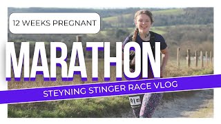 I ran a marathon while pregnant amp this is what happened  Steyning Stinger Race Vlog [upl. by Piper]