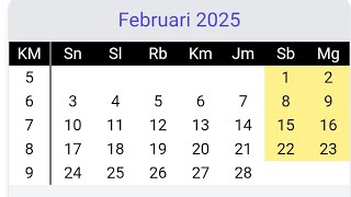 Kalender 2025 [upl. by Greenfield]