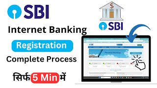 SBI net Banking Online Registration kaise kare  Online sbi Internet banaking Registration 2023 [upl. by Kapor]