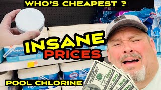 Who has the CHEAPEST Pool Chlorine [upl. by Liarret]