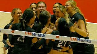 Nebraska vs Wisconsin  2024 Womens College Volleyball  Nov 01 2024 [upl. by Kaitlin]